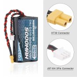 Radiomaster 2s 7.4v 5000mah 37wh Battery Pack for Tx16s Tremote Control Jst-xh and Xt30 Plug Large Endurance